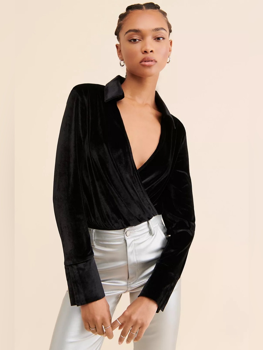 4th & Reckless Taya Velvet Bodysuit